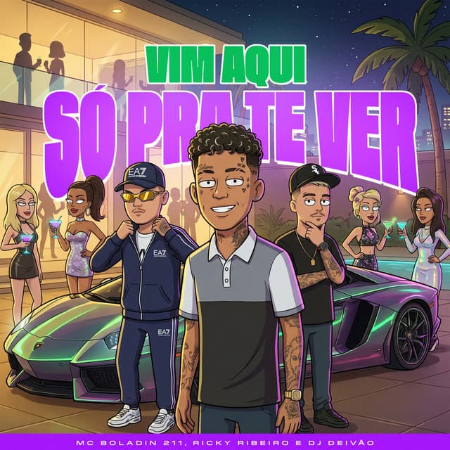 Vim Aqui Só Pra Te Ver by Boladin 211, Ricky Ribeiro, DJ DEIVÃO, Favela Sul