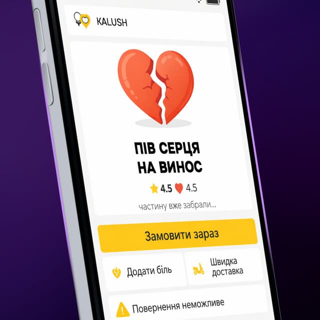 Пів серця на винос by KALUSH