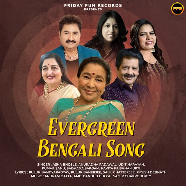 Evergreen Bengali Song by Asha Bhosle, Udit Narayan, Kumar Sanu