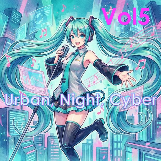 Urban, Night, Cyber, Vol. 5 by Hatsune Miku, Stine Tveit