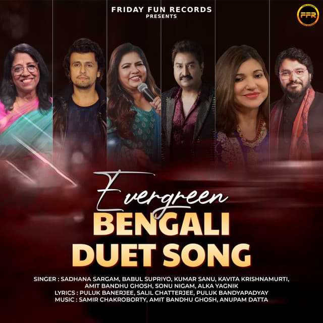 Evergreen Bengali Duet Song by Kumar Sanu, Alka Yagnik, Sonu Nigam