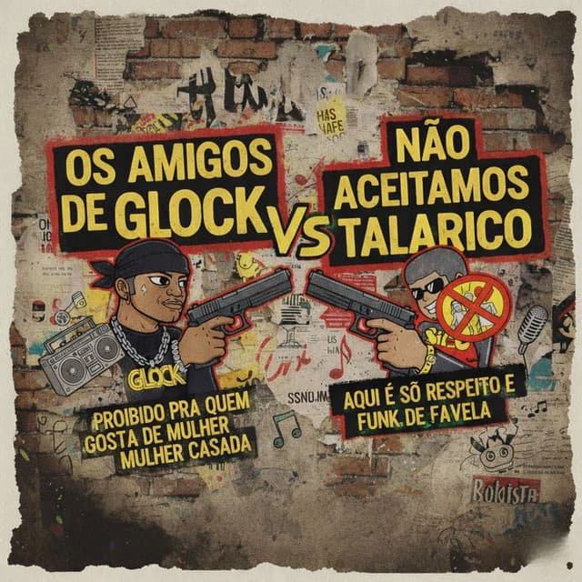Os Amigos de Glock Vs Não Aceitamos Talarico by Mc Denny, DJ VT DA RUA LARGA, LDF RECORDS