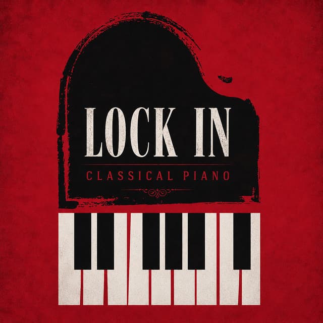 "'Lock In": Classical Piano by Wolfgang Amadeus Mozart, Ludwig van Beethoven, Franz Schubert, Frédéric Chopin, Robert Schumann, Johann Sebastian Bach, Pyotr Ilyich Tchaikovsky, Franz Liszt, Claude Debussy, Maurice Ravel