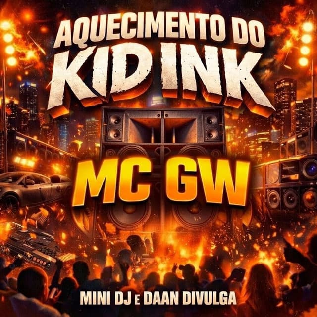 Aquecimento do KID INK by Mc Gw, Mini DJ, DAAN DIVULGA