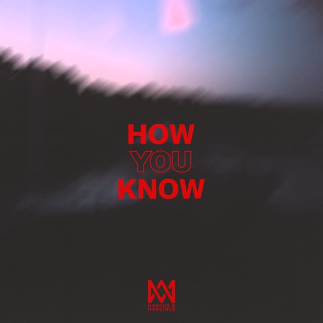 How You Know by Marcus & Martinus
