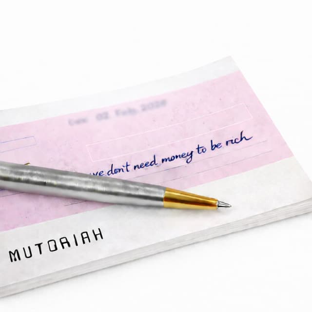 We Don't Need Money to Be Rich by Mutoriah