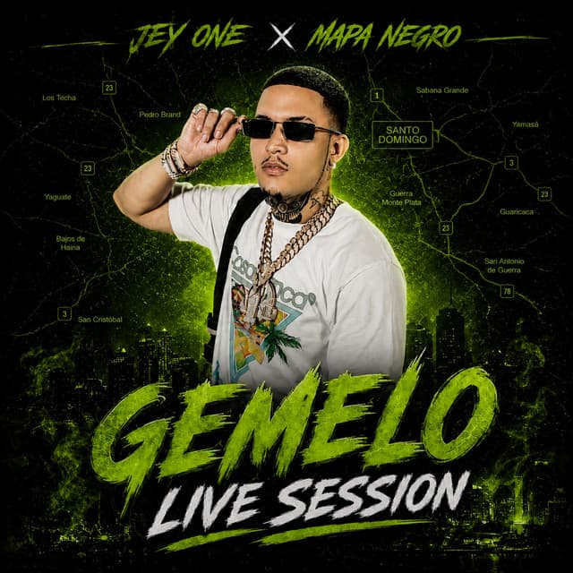 Gemelo (Live) by Jey One, Mapa Negro