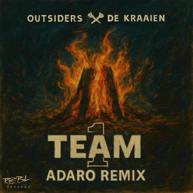 1 Team (Adaro Remix) by Outsiders, De Kraaien, Adaro