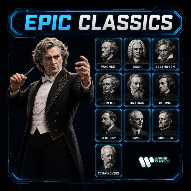 Epic Classics by Wolfgang Amadeus Mozart, Frédéric Chopin, Johann Sebastian Bach, Ludwig van Beethoven, Claude Debussy, Alexander Borodin, Antonín Dvořák, Aram Khachaturian, Arthur Honegger, Bedřich Smetana
