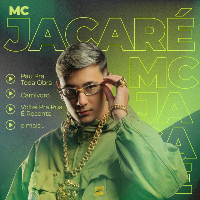 Mc Jacaré - Pau Pra Toda Obra, Carnívoro, Voltei Pra Rua É Recente e mais... by Mc Jacaré