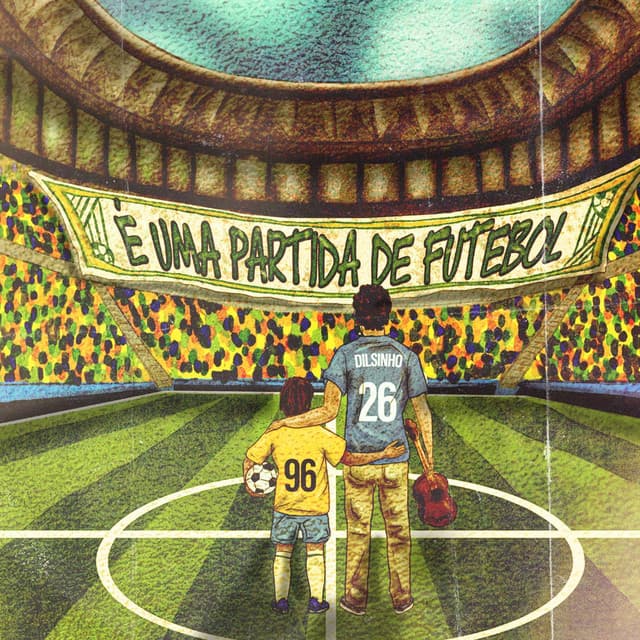 É uma partida de futebol by Dilsinho