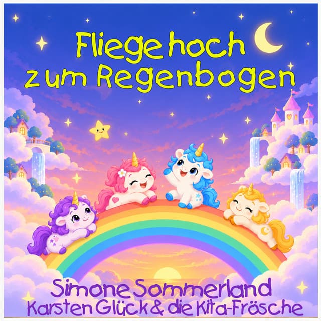 Fliege hoch zum Regenbogen by Simone Sommerland, Karsten Glück, Die Kita-Frösche