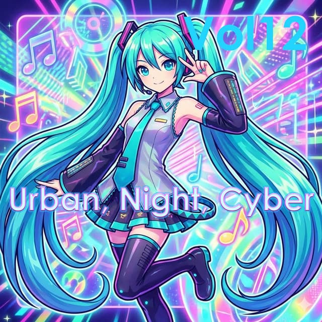 Urban, Night, Cyber, Vol. 12 by Hatsune Miku, Stine Tveit