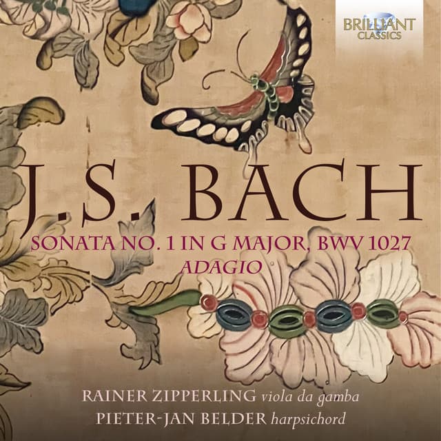 J.S. Bach: Sonata No. 1 in G Major, BWV 1027. Adagio by Johann Sebastian Bach, Rainer Zipperling, Pieter-Jan Belder