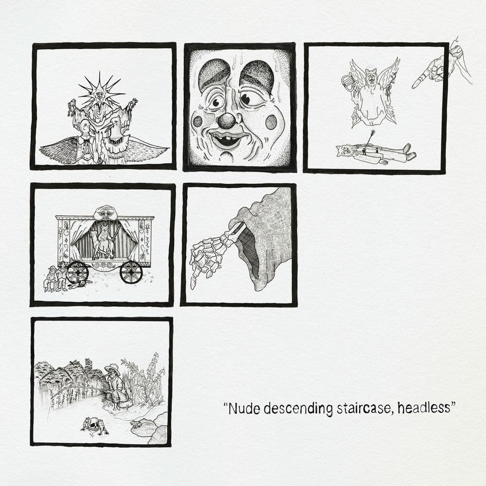 Nude descending staircase headless by Teen Suicide